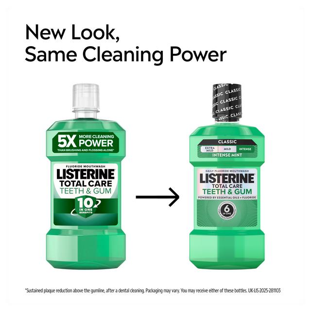 Listerine Total Care Teeth & Gum Defense - 500ml