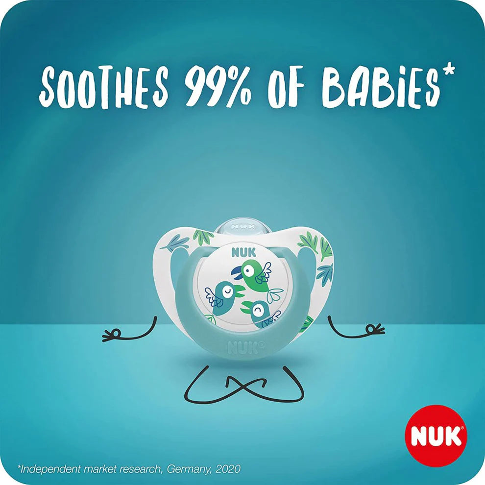 NUK First Choice Classic Soother Day & Night - (18-36 Months)