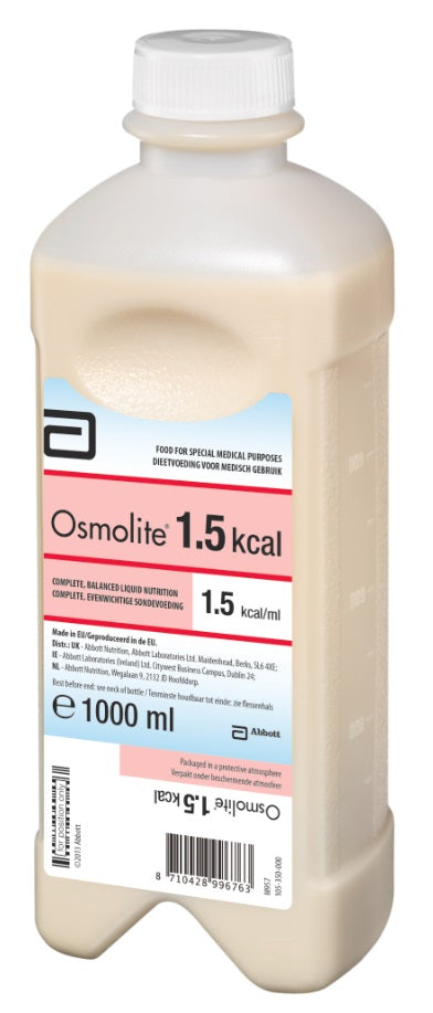 Osmolite Liquid (1.5Kcal) - 8 x 500ml /  8 x 1000ml / 6 x 1500ml