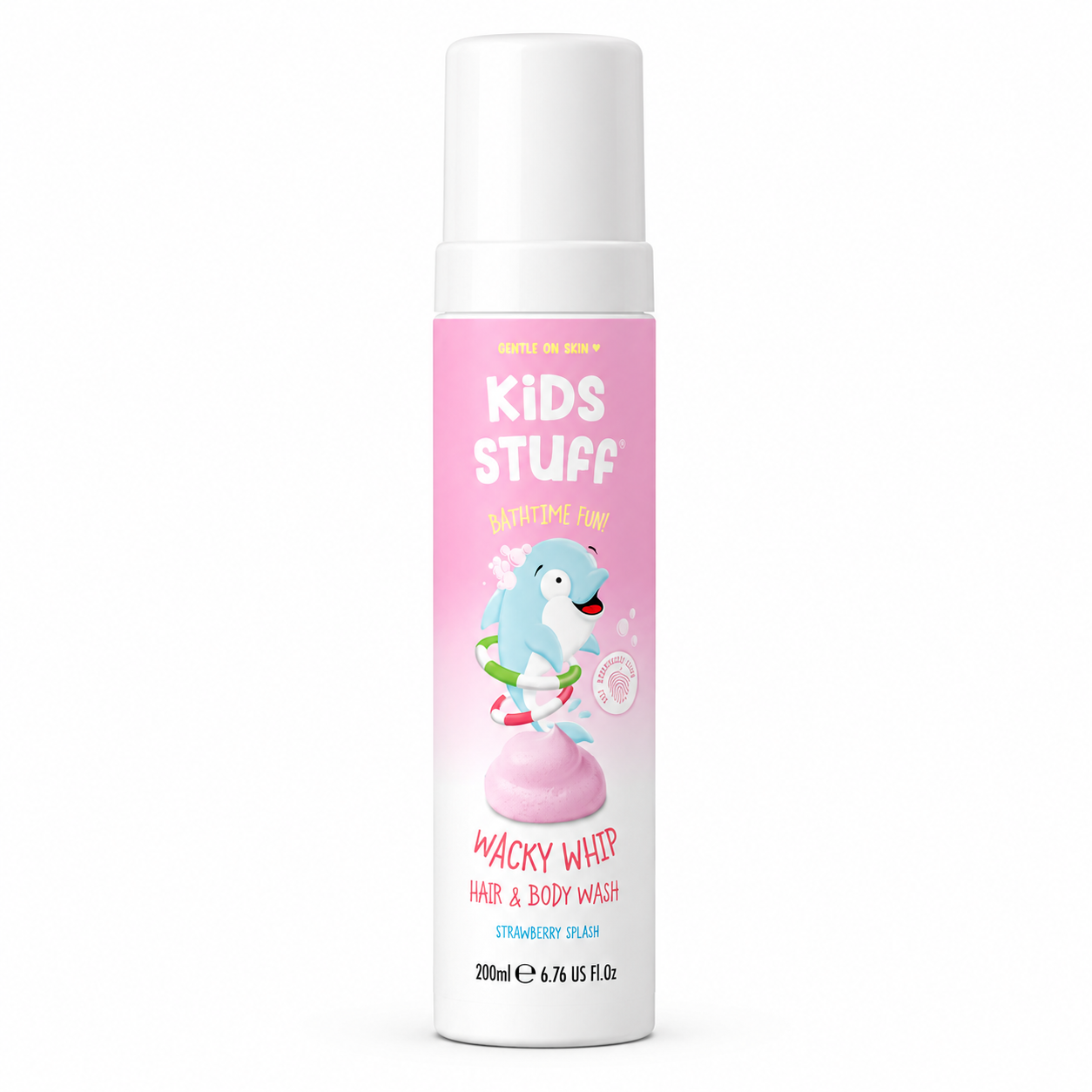 Kids Stuff Wacky Whip Hair & Body Wash Pink - 200ml
