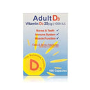 Adult D3 1000 Pure Vitamin D 1000iu - 100 Capsules