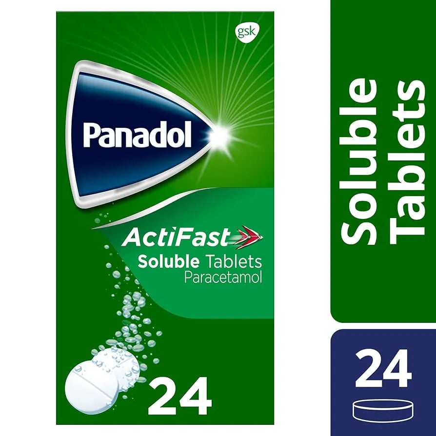 Panadol Actifast 500mg Soluble Tablets - 24 Pack
