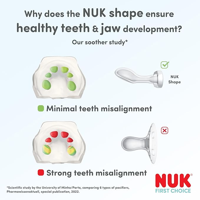 Nuk First Choice Star Soother Bear/Seahorse - (0-6 Months)