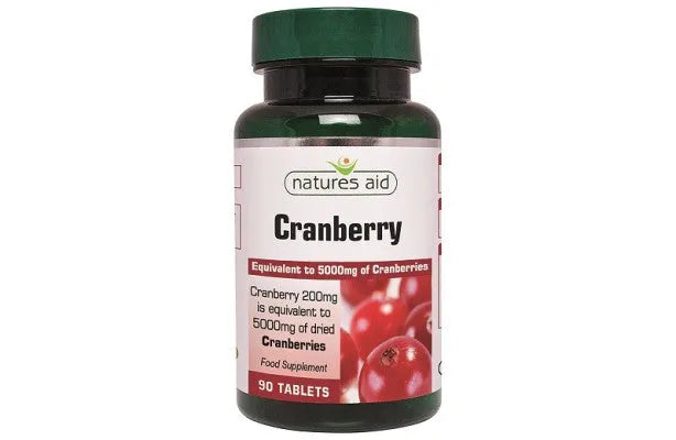 Natures Aid Cranberry 200mg - 90 Pack