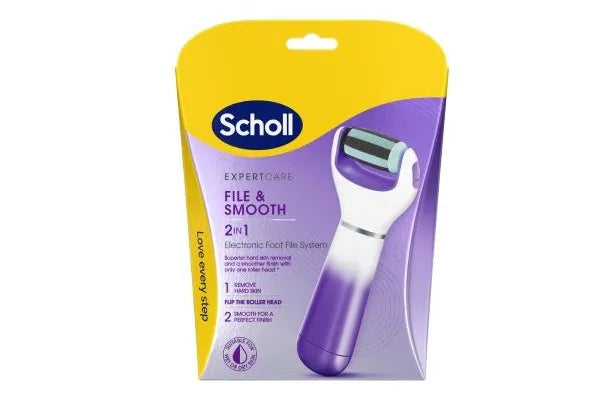 Scholl Electric Foot File - Purple