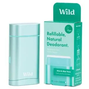 Wild Men Aqua Case And Mint & Aloe Vera Deodorant Starter Pack