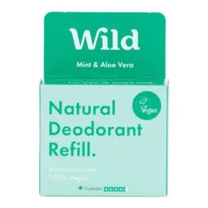 Wild Men's Mint & Aloe Vera Deodorant Refill - 40g