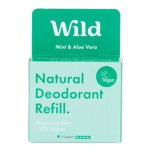 Wild Men's Mint & Aloe Vera Deodorant Refill - 40g