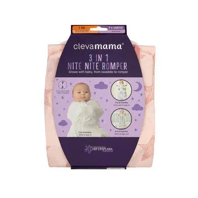 Clevamama 3 IN 1 Romper 1 Tog Pink
