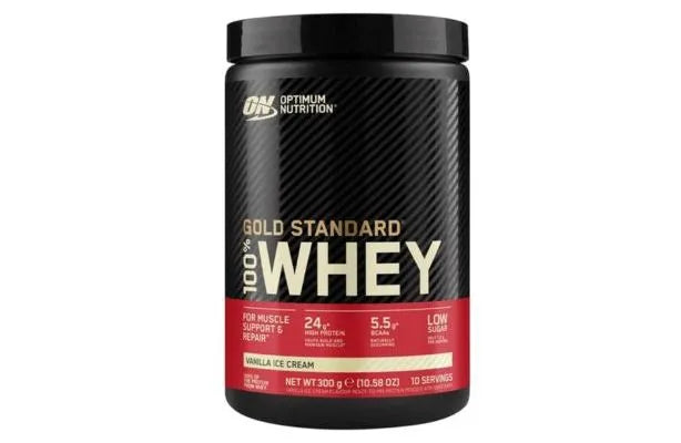 On 2ib Gold Standard Whey Protein Powder - Vanilla Ice Cream 300g