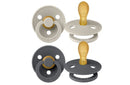 BIBS Latex Size 1 Soothers - 2 Pack