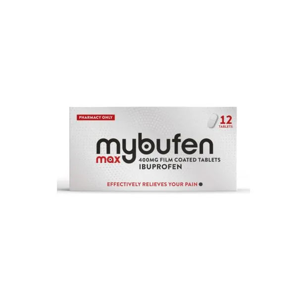 Mybufen 400mg Ibuprofen Tablets - 12 Pack