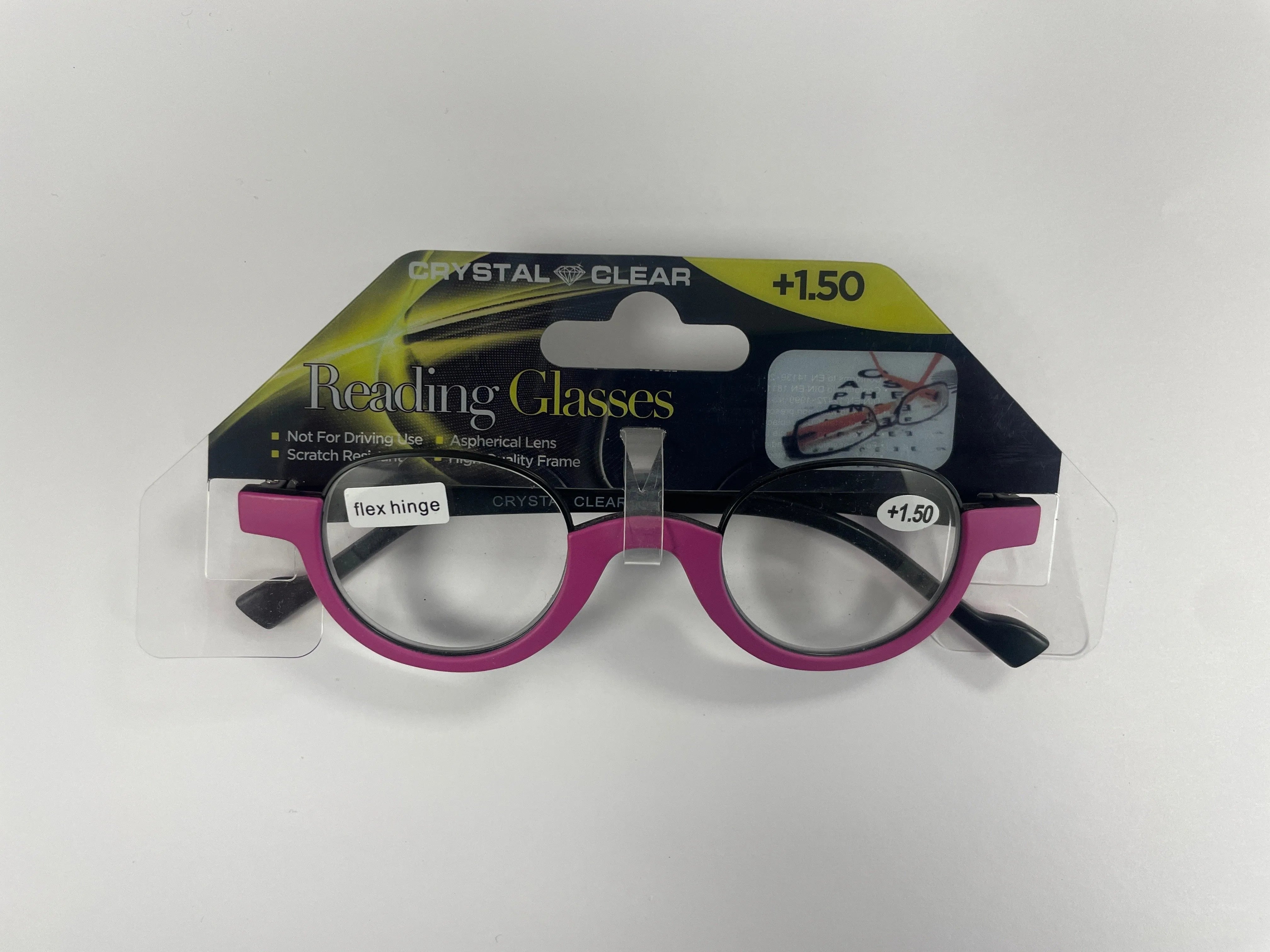 Crystal Clear Reading Glasses +1.50