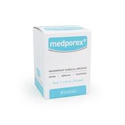 Medporex Waterproof Surgical Dressing - 7cm x 8cm (Box of 50)