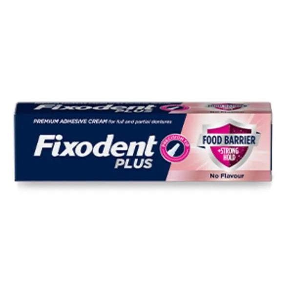 Fixodent Plus Best Hold All Day Hold No Flavour - 40g