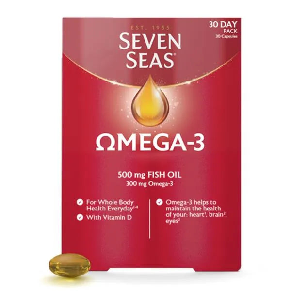 Seven Seas Omega 3 500mg - 30 Pack