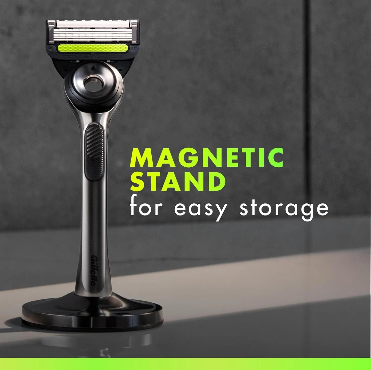 Gillette Labs Exfoliating Silver Razor + Stand
