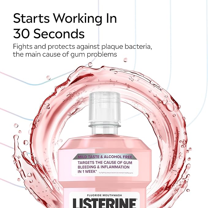 Listerine Advanced Gum Expert Mild Alcohol Free - 500ml