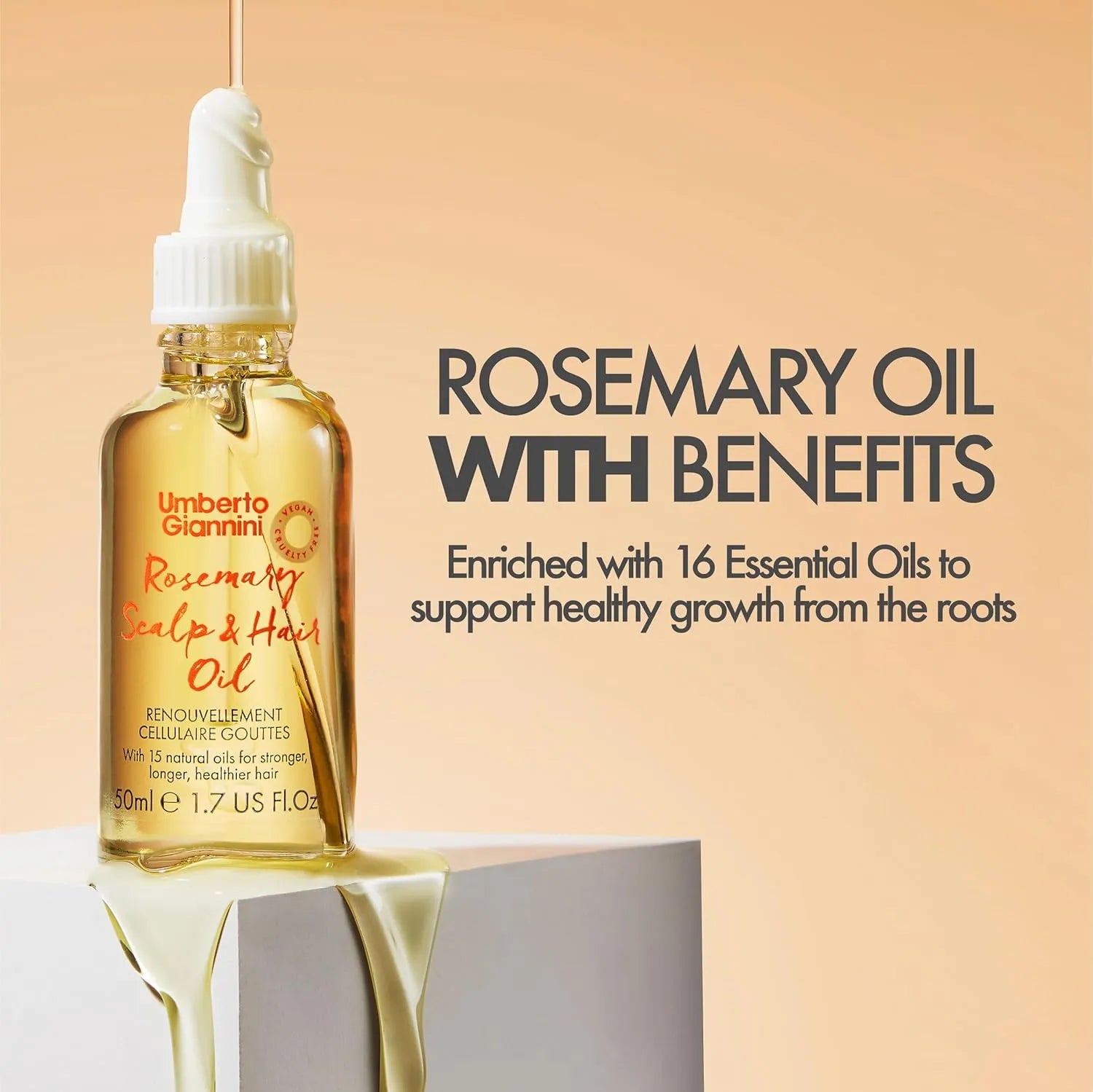 Umberto Rosemary Scalp and Hair Oil - 50ml