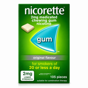 Nicorette 2mg Original Gum - 105 Pack (Expiring 07/2026)