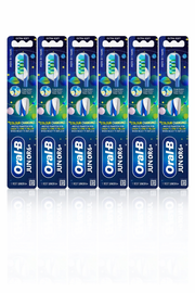 Oral B Junior Age 6-12 yrs Extra Soft Toothbrush - 6 Pack Bundle