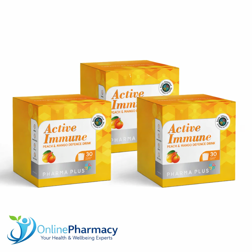 Pharma Plus Active Immune Peach & Mango Bundle - 3 Month Supply