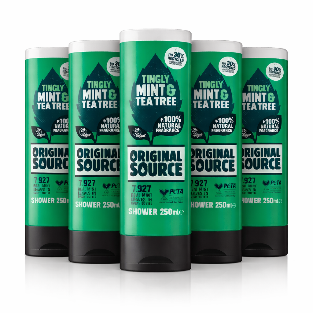 Original Source Mint and Tea Tree Body Wash - 250ml x 6