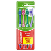 Colgate Premier Clean Toothbrush Medium - 4 Pack