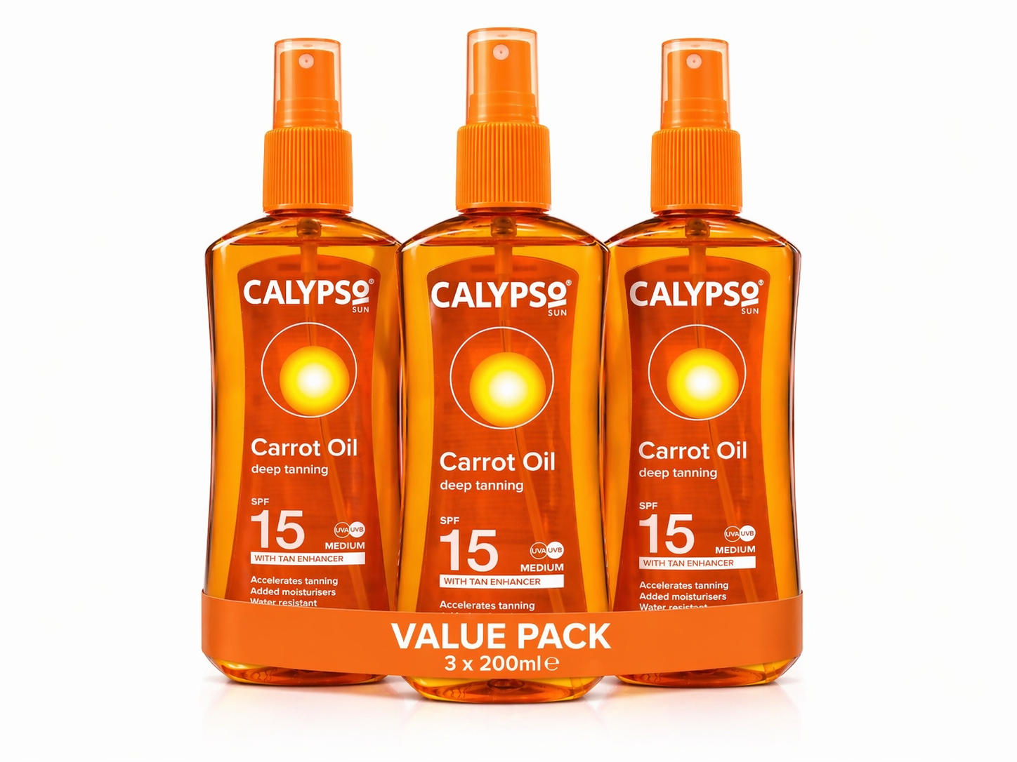 Calypso Carrot Oil 200ml x 3 Pack