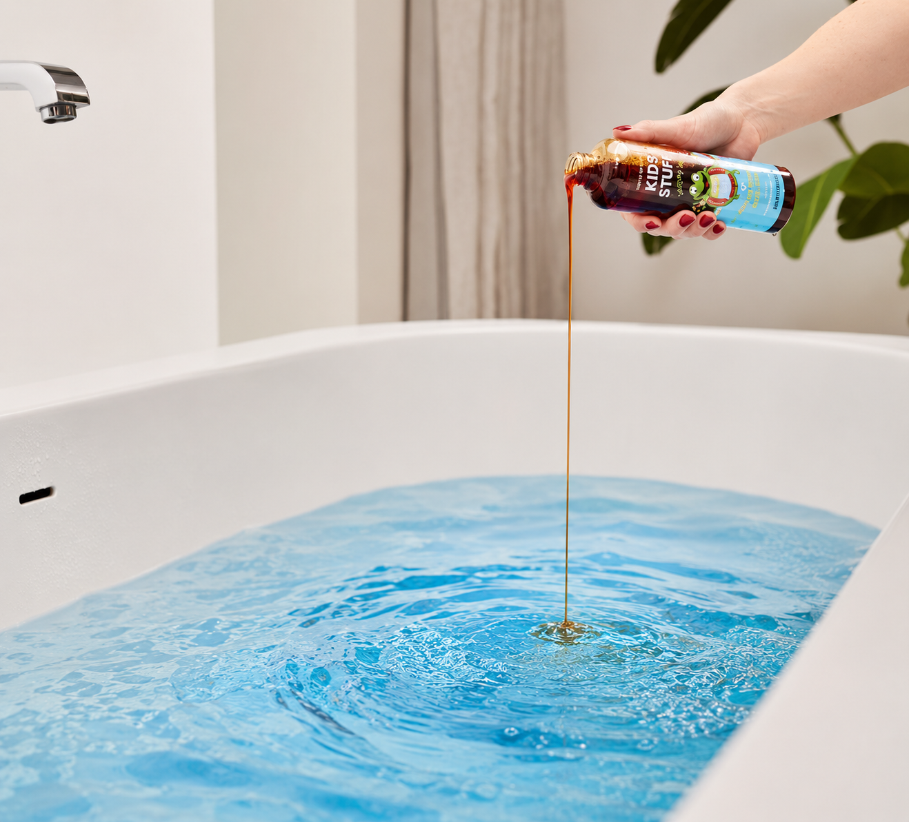Kids Stuff Crazy Colour Changing Bubble Bath Red - 300ml