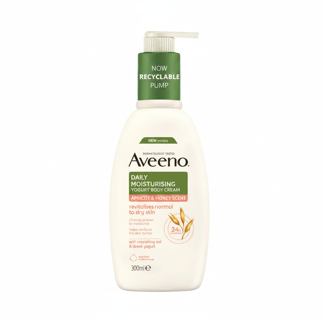 Aveeno Daily Moisturising Yogurt Body Cream Apricot & Honey - 300ml