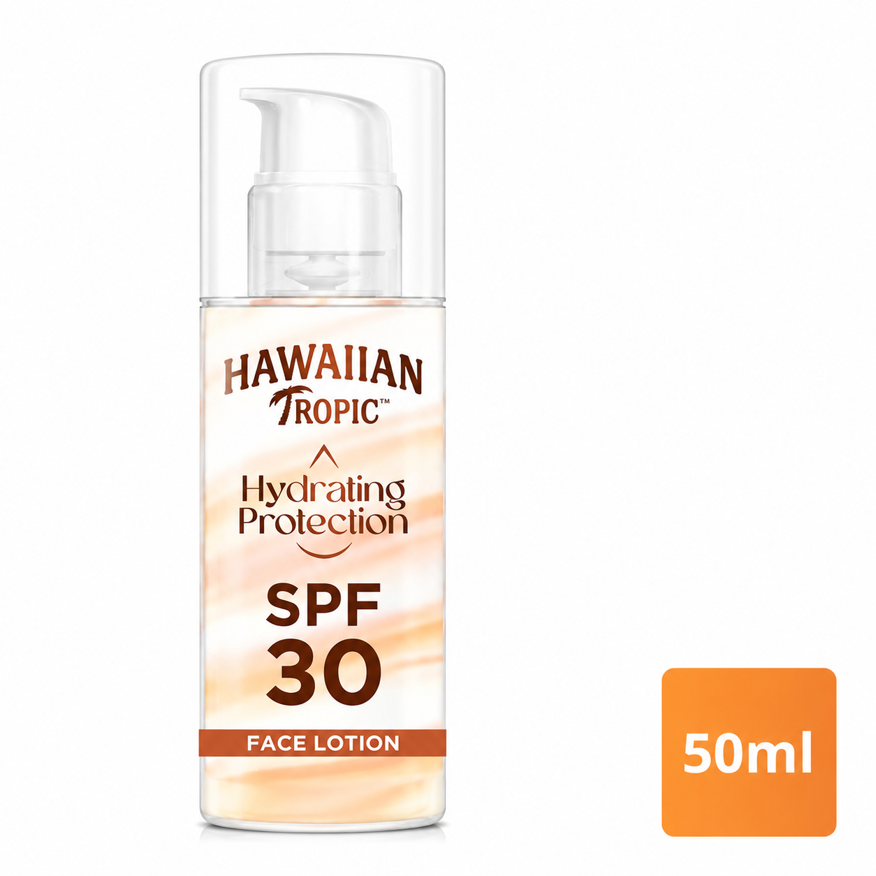 Hawaiian Tropic Hydrating Protection Face Sunscreen SPF 30 - 50ml