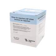 Water For Injections Ph.Eur 20 x 20ml Ampoules