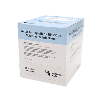 Water For Injections Ph.Eur 20 x 20ml Ampoules