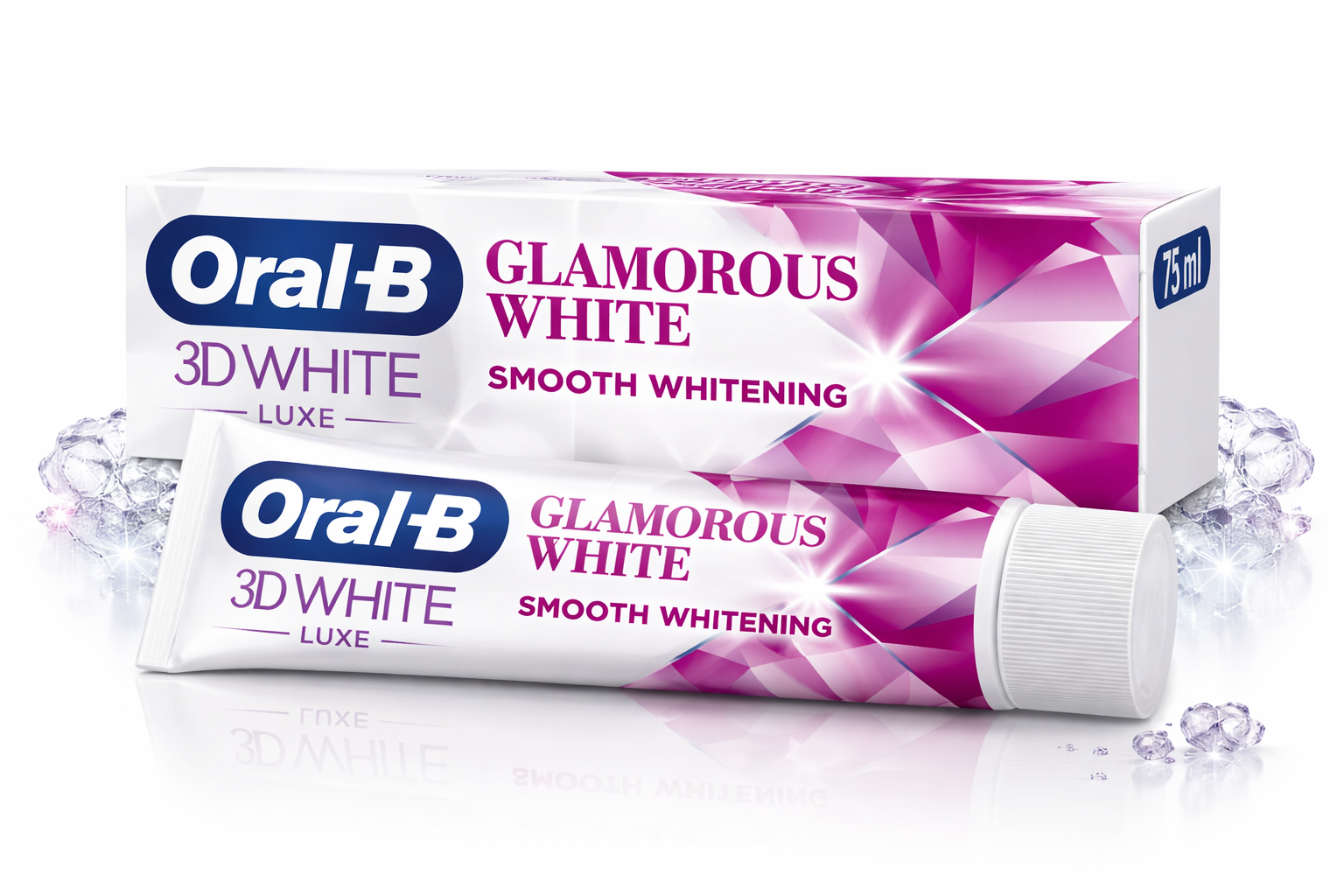 Oral B 3D White Luxe Glamourous White Toothpaste - 75ml