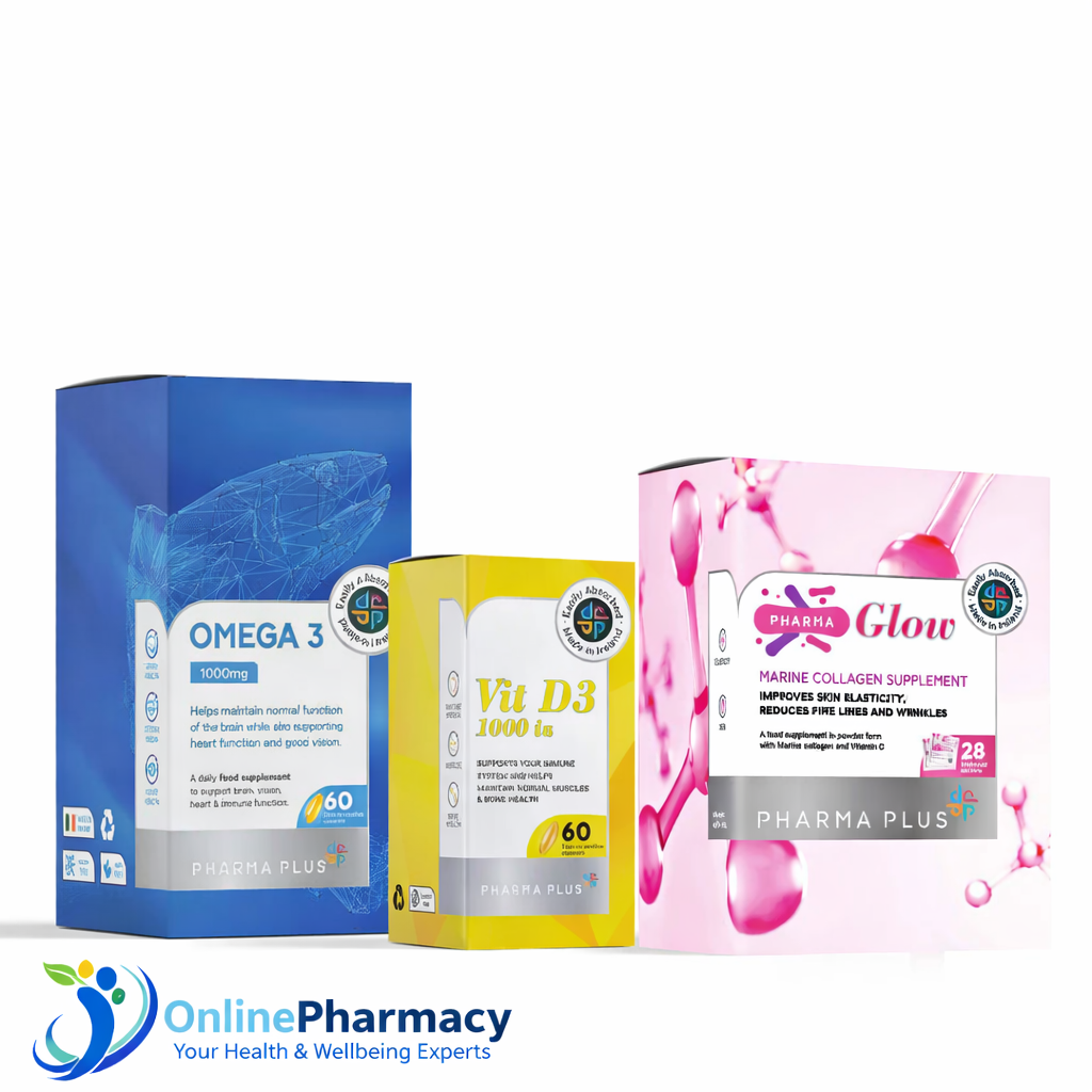 Pharma Plus Daily Wellness Vital Glow Trio