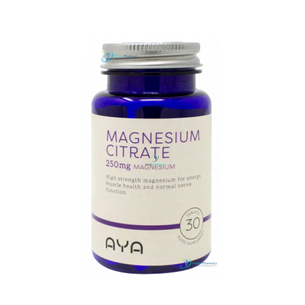 AYA Magnesium Citrate 250mg - 30 Tabs