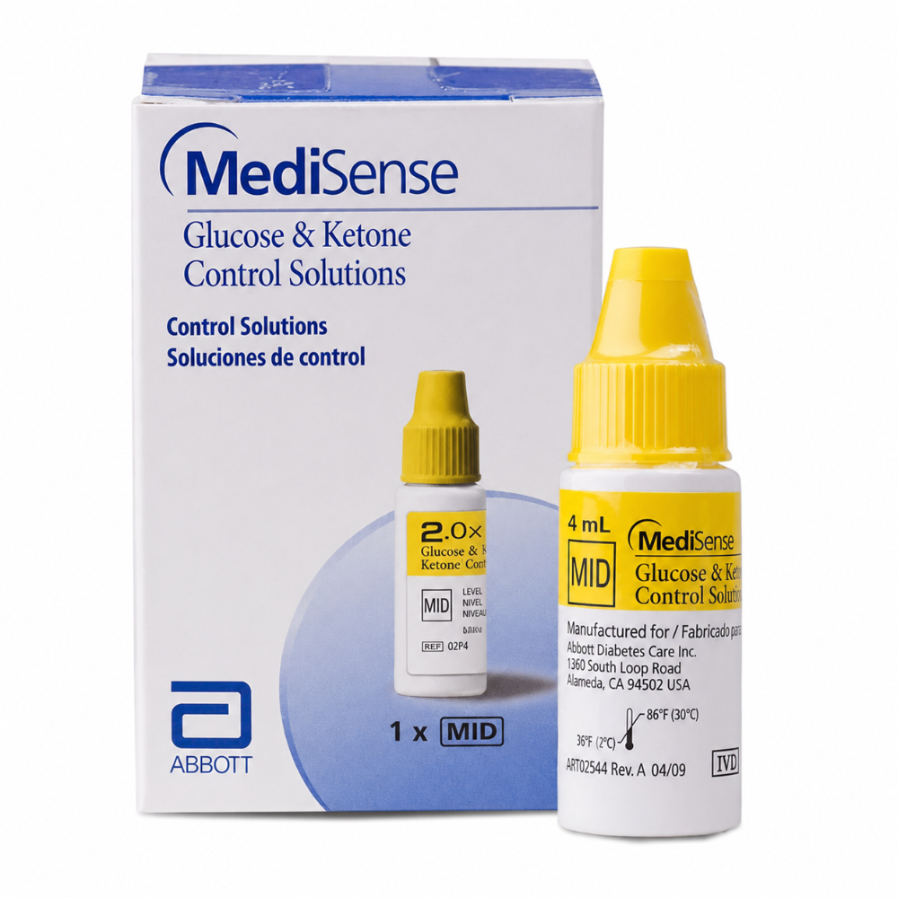 Abbott Medisense Glucose Meter Ketone Control Solution