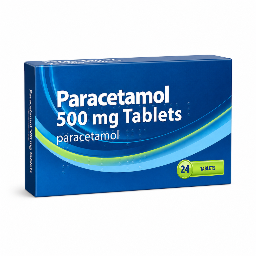 Accord Paracetamol 500mg Film Coated Tablets 24 Pack