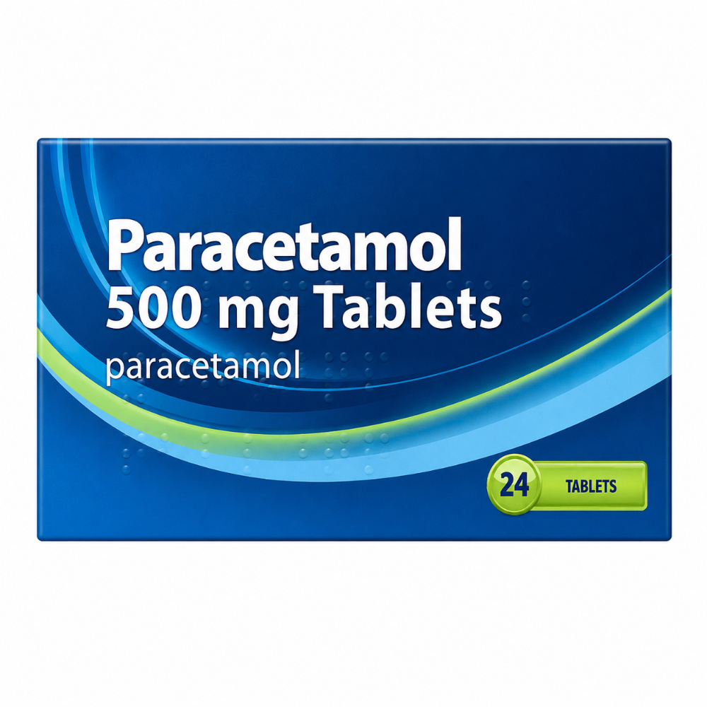 Accord Paracetamol 500mg Film Coated Tablets 24 Pack