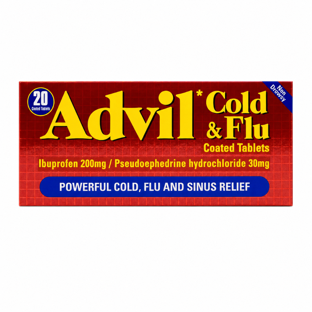 Advil Cold & Flu Tablets - 20 Pack