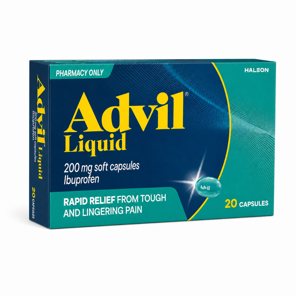 Advil Liquid 200mg Ibuprofen - 20 Soft Capsules