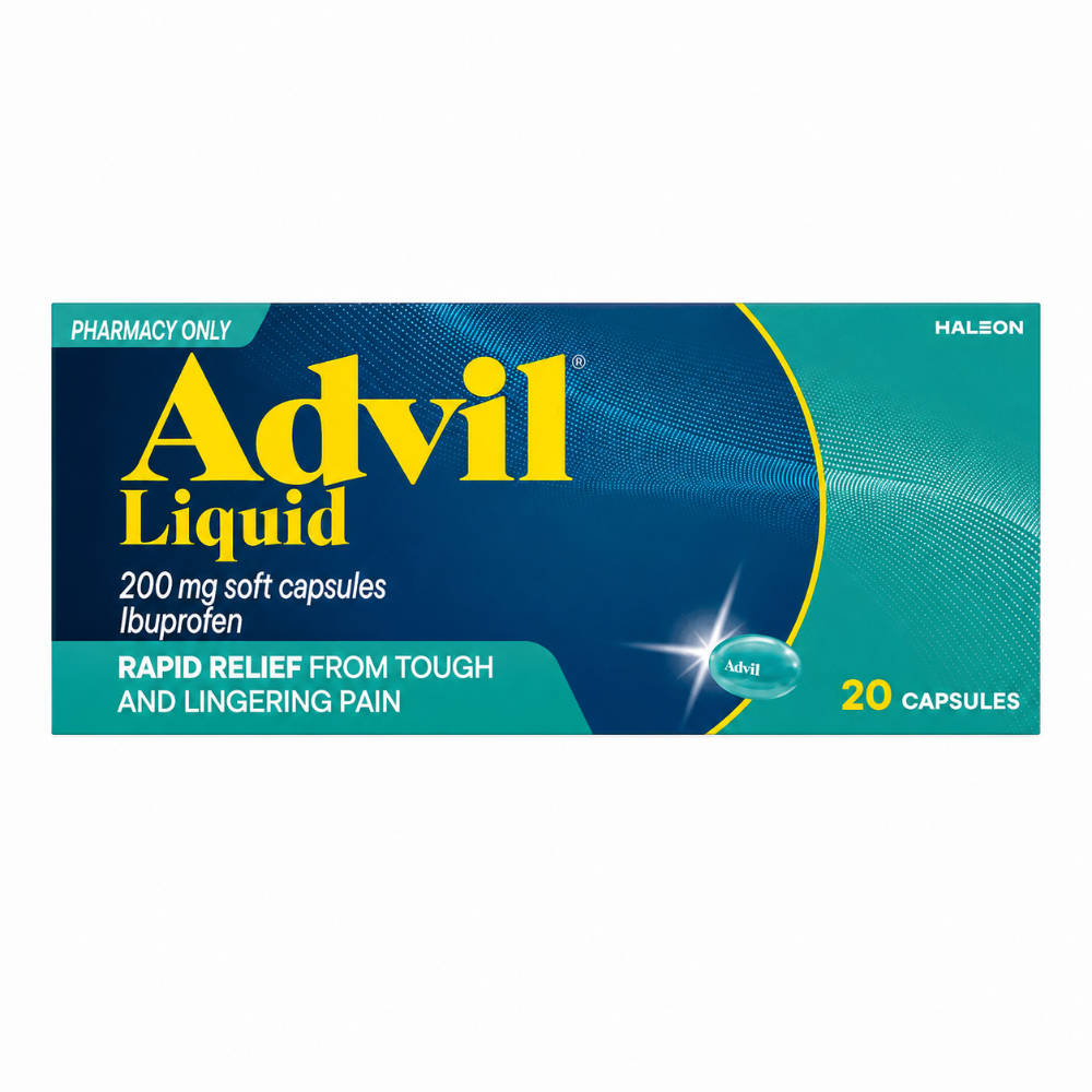 Advil Liquid 200mg Ibuprofen - 20 Soft Capsules