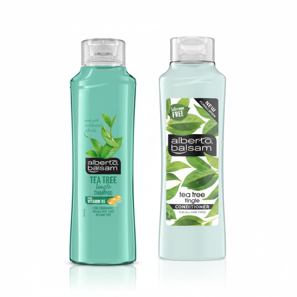 Alberto Balsam Tea Tree Hair Care Bundle