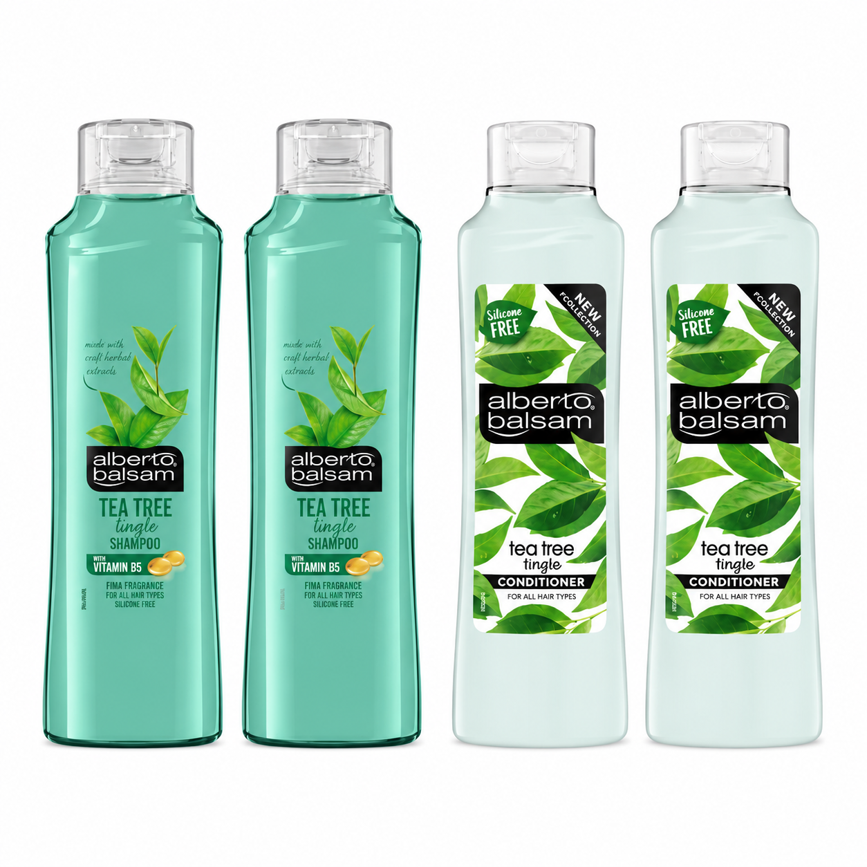 Alberto Balsam Tea Tree Hair Care Bundle