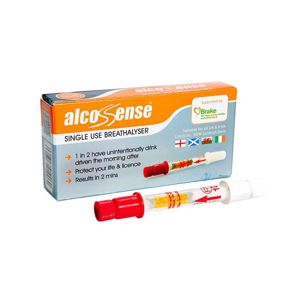 AlcoSense Single Use Breathalyser (1 Pack)