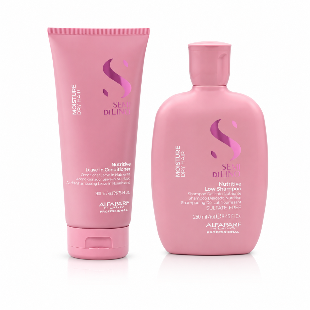 Alfaparf Semi Di Lino Nutritive Low Shampoo & Conditioner Bundle