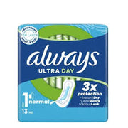 Always Ultra Day Normal (Without Wings) - 13 Pack