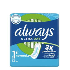 Always Ultra Day Normal (Without Wings) - 13 Pack