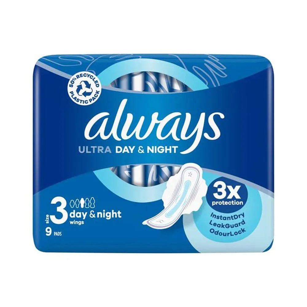 Always Ultra Day and Night with Wings - 9 Pads
